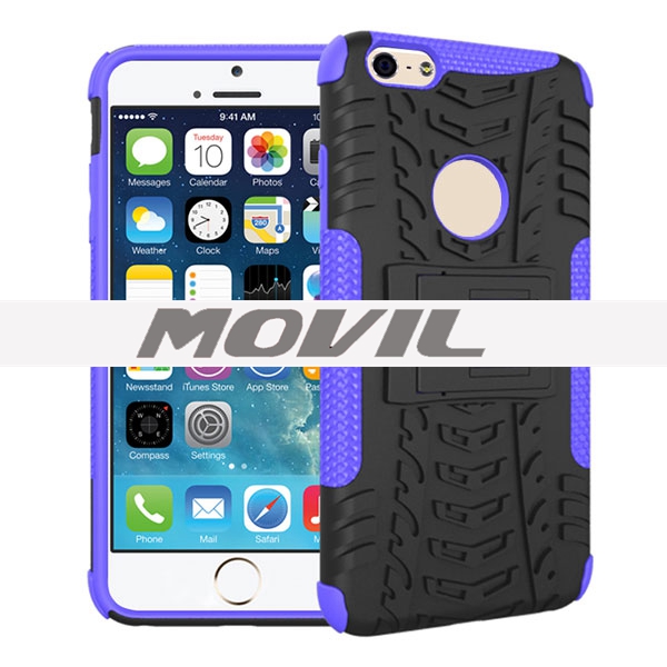 NP-1902 2 en 1 funda para iPhone 6 plus con soporte-10